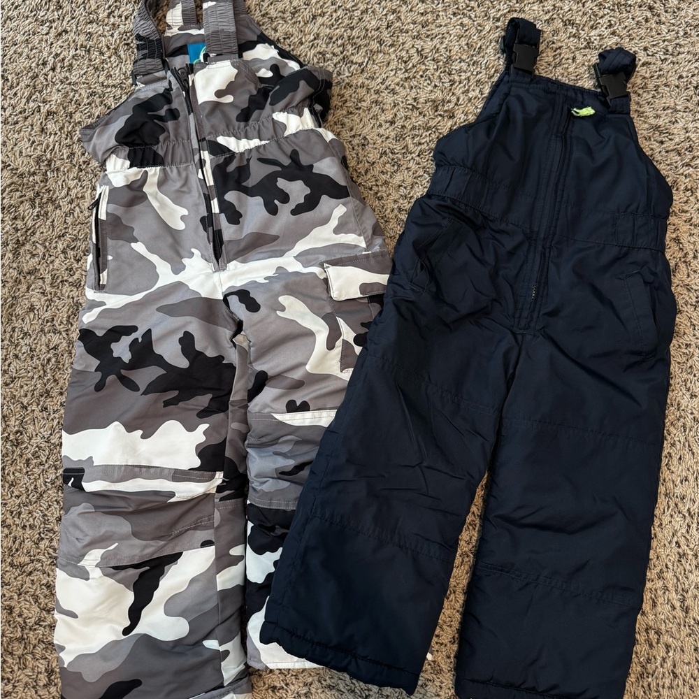 Snow bibs/winter bibs/overall bibs for boys size 4t